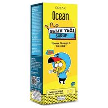 Ocean Omega 3 Kral Şakir Limon Aromalı 150 ml Şurup Balık Yağı