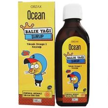 Ocean Omega 3 Kral Şakir Portakal Aromalı 150 ml Balık Yağı