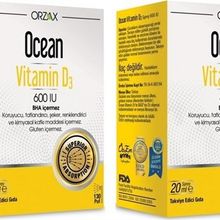 Ocean Vitamin D3 600 IU 2x20 ml Sprey