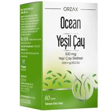 Ocean Yeşil Çay Ekstresi 500 mg İçeren 60 Kapsül