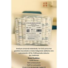 OctaCare Hidrofil Sargı Bezi 15 cm x 2 m 25 Rulo Deprem Çantası