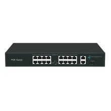ODS 08ODS-16P2U1S-200 16 Port +2 Uplink 200 W Full PoE 10-100 1X SFP Yönetilemez Switch