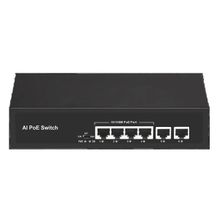 ODS 08ODS-4P2U 4 Port +2 Uplink 60 W Full PoE 10/100 Yönetilemez Switch