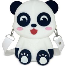 Ogi Mogi Toys Silikon Beyaz Panda Omuz Çantası