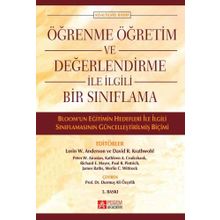 ÖĞRENME ÖĞRETİM VE DEĞERLENDİRME ILE İLGİLİ BIR SINIFLAMA - KOLEKTIF