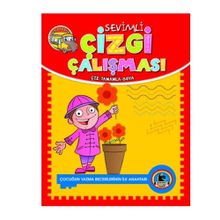 Öğreten Otobüs Sevimli Çizgi Çalışması Kitabı 1 - Karatay