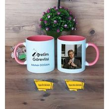 Öğretim Görevlisi Pembe Kupa Bardak