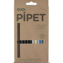 Oioi 10'lu Silikon Renkli Pipet