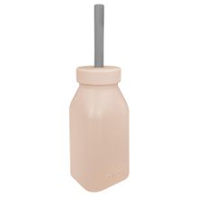 Oioi 200 ml 6+ Ay Powder Grey Bubble Beige Silikon Şişe ve Pipet