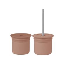 Oioi Ham Hüp Woody Brown / Powder Grey Pipetli Bardak Seti