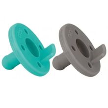 Oioi Ortodontik Silikon 2'li Aqua Green Powder Grey Emzik