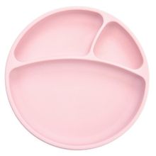 Oioi Pinky Pink Porsiyon Vakum Tabanlı Silikon Tabak