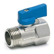 Okçu Kardeşler Dış Dişli Erkek 1/2'' Mavi Mini Küresel Vana