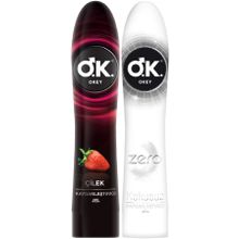 Okey 100 ml Çilek+Zero Kayganlaştırıcı Jel