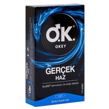 Okey Gerçek Haz 12'li Prezervatif
