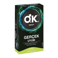 Okey Gerçek Uyum 12'li Prezervatif