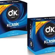 Okey Klasik 45'li x 2 Paket Prezervatif