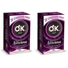 Okey Nirvana 20'li Ekonomik Prezervatif (2 paketi)