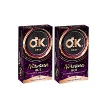 Okey Nirvana Hot 10 Lu-ısıtıcı Etkili*2 Adet
