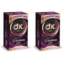 Okey Nirvana Hot 20'li Ekonomik Prezervatif (2 paketi)