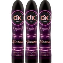 Okey Nirvana Kayganlaştırıcı Jel 100 ml, 3'lü Set