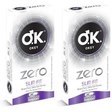 Okey Zero Slim Fit 10'lu Prezervatif (2 paketi)