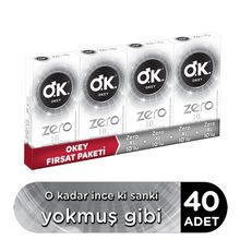 Okey Zero XL Prezervatif 4 x 10'lu
