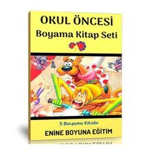 Okul Öncesi Boyama Kitap Seti 5 Kitap