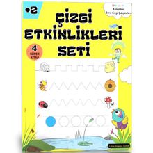 Okul Öncesi Çizgi Etkinlikleri Kitap Seti 4 Kitap Enine Boyuna Eğitim