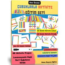 Okul Öncesi Çubuklarla Aktivite Eğitim Seti Enine Boyuna Eğitim