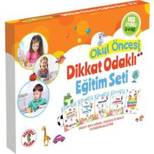 Okul Öncesi Dikkat Odaklı Eğitim Seti 3-4 Yaş-Sihirli Kalem Yayınları