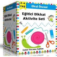 Okul Öncesi Eğitici Dikkat Aktivite Seti 2-4 Yaş Enine Boyuna Eğitim