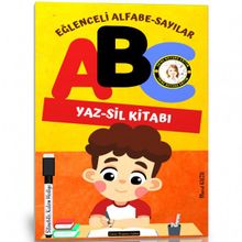 Okul Oncesi Eglenceli Alfabe-Sayılar Yaz-Sil Kitabı Enine Boyuna Eğitim