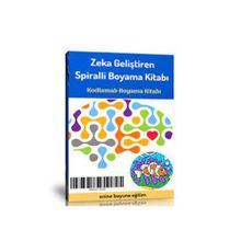 Okul Öncesi Zeka Geliştiren Spiralli Boyama Kitabı