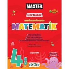 Okyanus Yayınları 4.Sınıf Master Matematik Soru Bankası