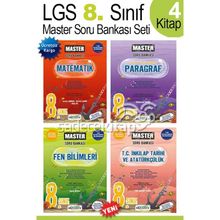 Okyanus Yayınları 8. Sınıf LGS Master Soru Bankası Seti 4 Kitap