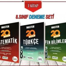 Okyanus Yayınları 8. Sınıf Master Deneme Seti 3 Kitap