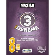 Okyanus Yayınları 8. Sınıf Master Sözel Ve Sayısal Bölümlerle 3 Genel Deneme