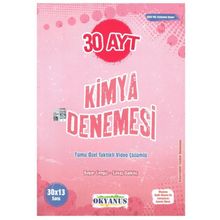 Okyanus Yayınları AYT Kimya Denemesi 30 Adet