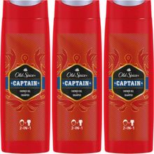 Old Spice Captain 3x400 ml Duş Jeli