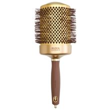 Olivia Garden Altın ve Kahverengi 80 Expert Blowout Shine Wavy Bristles Saç Fırçası
