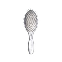 Olivia Garden Expert Care Curve Boar Nylon Bristles Gümüş Saç Fırçası