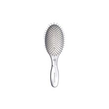 Olivia Garden Expert Care Curve Nylon Bristles Gümüş Saç Fırçası