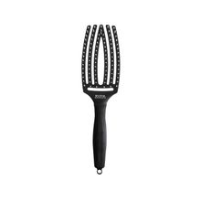 Olivia Garden Fingerbrush Care Iconic Nylon Bristles Black M Fırça