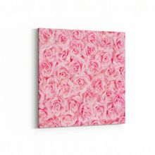 Olla 11628K Çiçek Görseli Kare 25x25 cm Kanvas Tablo