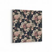 Olla 11773K Çiçek Görseli Kare 25x25 cm Kanvas Tablo