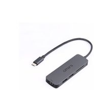 Omars 5 Port Type-C 4K HDMI Video Transferi 5 Gbps USB 3.1 SD/TF Kart Uyumlu Hub Çoklayıcı Adaptör