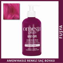 Omega Plus Bad Girl Fuşya Amonyaksız Renkli 250 ml Saç Boyası
