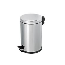 Omnisoft PLX3700-308 8 L Krom Paslanmaz Pedallı Çöp Kovası