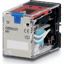 Omron MY4IN-GS-24VDC 14 Pin 24VDC Beslemeli 4 Kontak Röle
